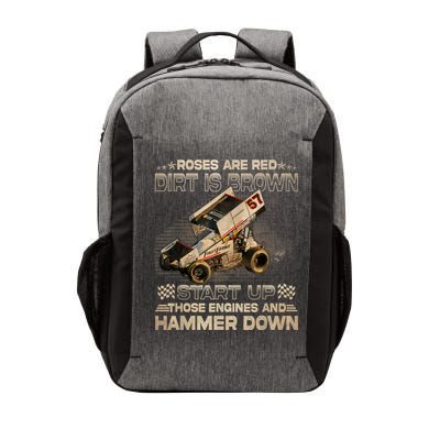 Dirt Track Racing Kyle Larson Champion Sprint Car Vector Backpack