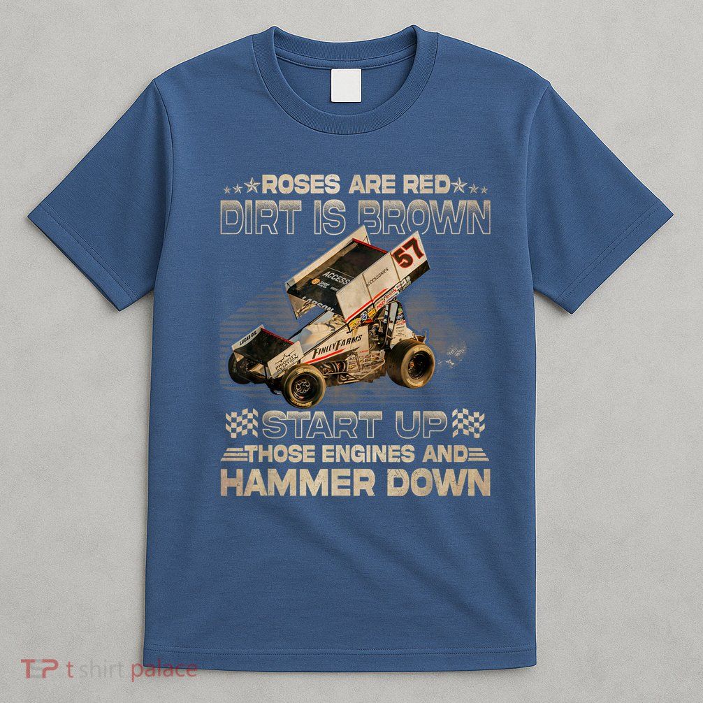 Dirt Track Racing Kyle Larson Champion Sprint Car T-Shirt