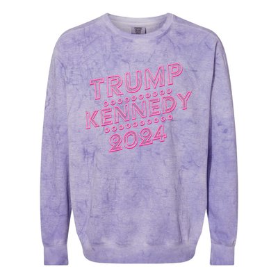 Donald Trump Rfk Jr 2024 Trump Kennedy Colorblast Crewneck Sweatshirt