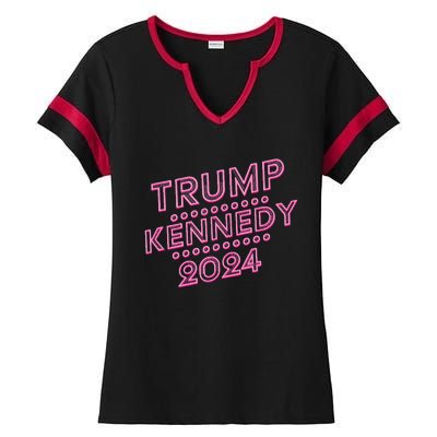 Donald Trump Rfk Jr 2024 Trump Kennedy Ladies Halftime Notch Neck Tee