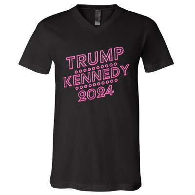 Donald Trump Rfk Jr 2024 Trump Kennedy V-Neck T-Shirt