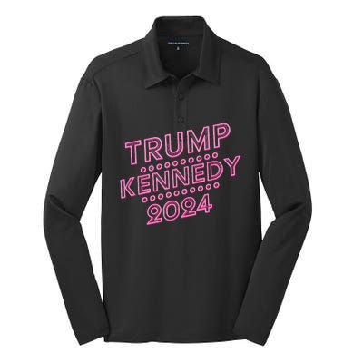 Donald Trump Rfk Jr 2024 Trump Kennedy Silk Touch Performance Long Sleeve Polo