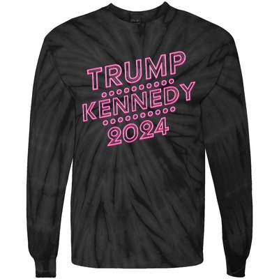 Donald Trump Rfk Jr 2024 Trump Kennedy Tie-Dye Long Sleeve Shirt