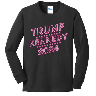 Donald Trump Rfk Jr 2024 Trump Kennedy Kids Long Sleeve Shirt