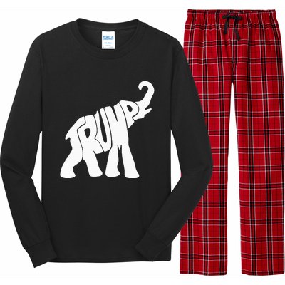 Donald Trump Republican Elephant Trump Long Sleeve Pajama Set