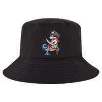 Dinosaur T Rex Pirate Jolly Roger Halloween Gifts Cool Comfort Performance Bucket Hat