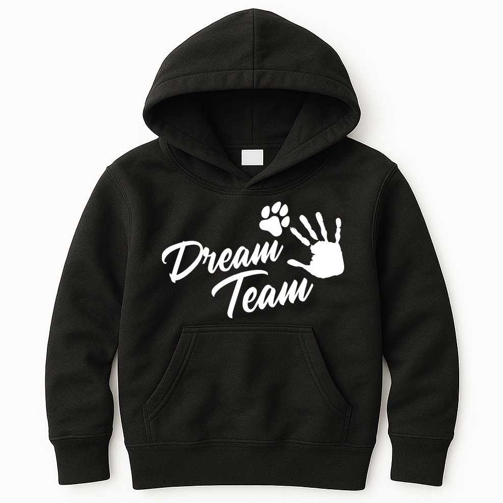 Dream Team Sports Agility Paw Dog Kids Hoodie