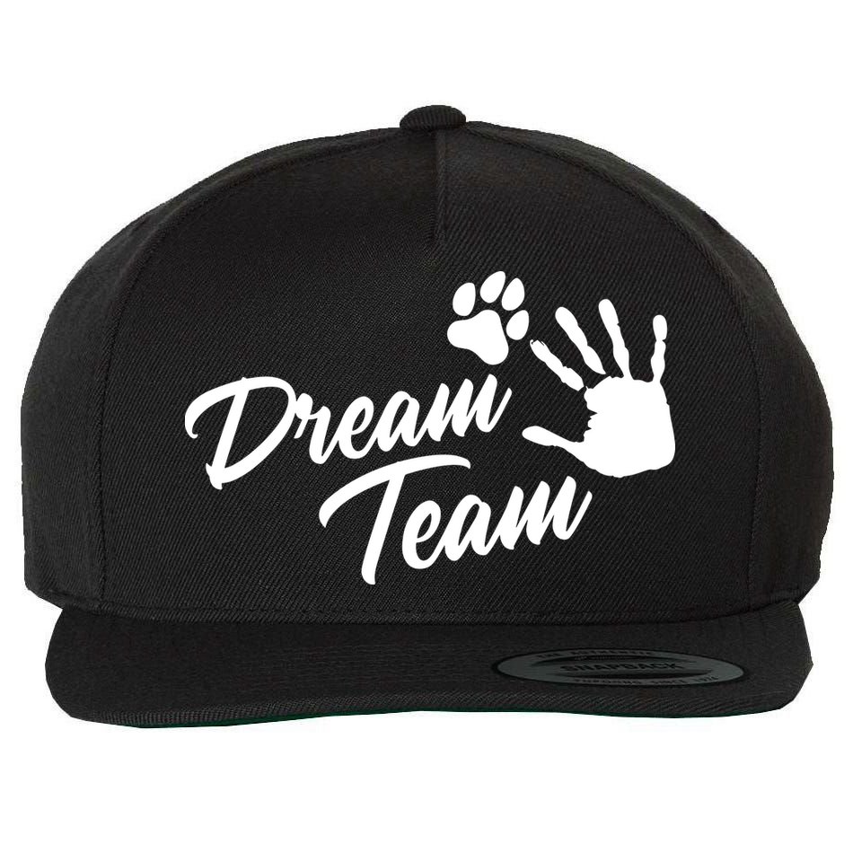 Dream Team Sports Agility Paw Dog Wool Snapback Cap
