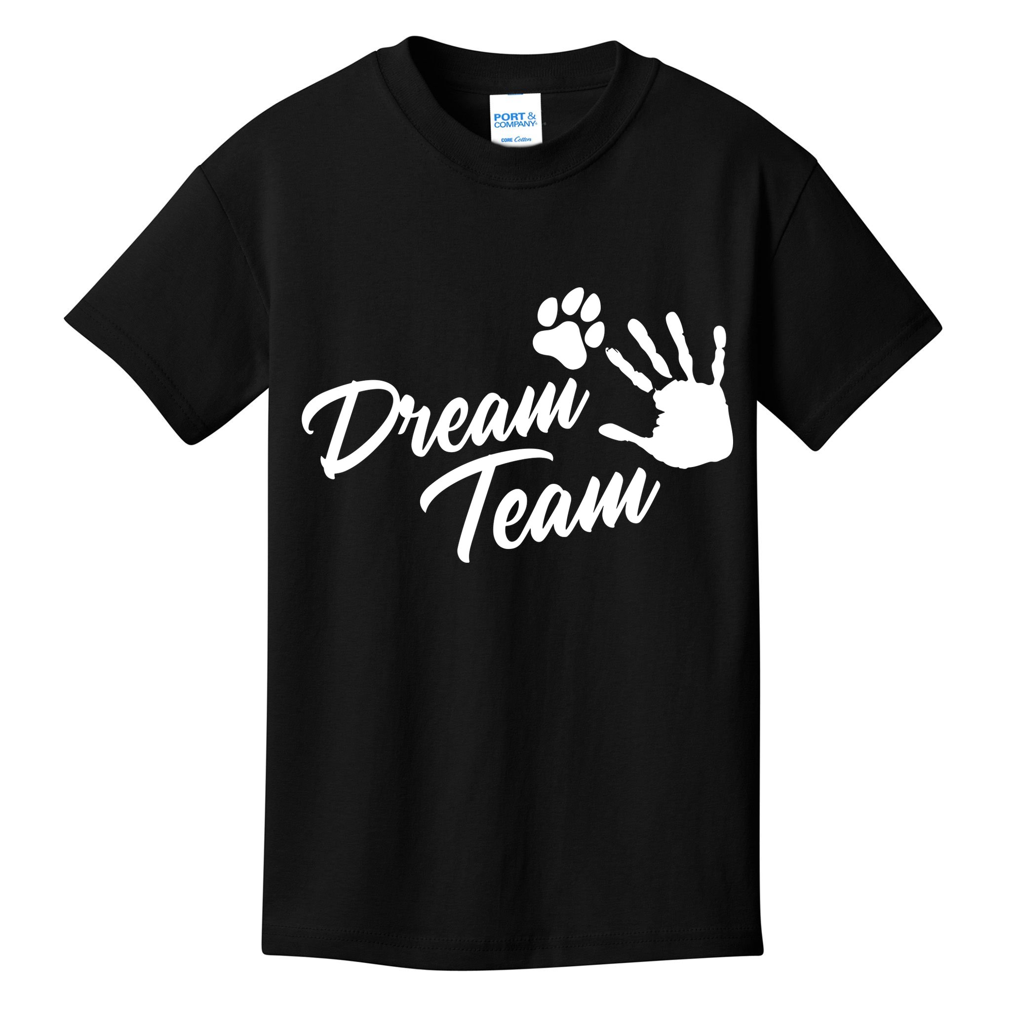 Dream Team Sports Agility Paw Dog Kids T-Shirt