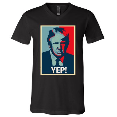 Donald Trump Supporter President 2024 V-Neck T-Shirt