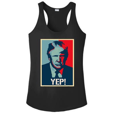 Donald Trump Supporter President 2024 Ladies PosiCharge Competitor Racerback Tank