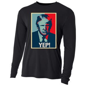 Donald Trump Supporter President 2024 Cooling Performance Long Sleeve Crew