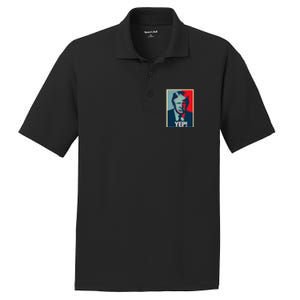 Donald Trump Supporter President 2024 PosiCharge RacerMesh Polo