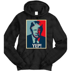 Donald Trump Supporter President 2024 Tie Dye Hoodie