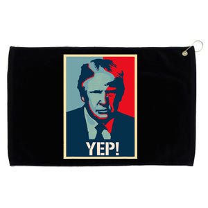 Donald Trump Supporter President 2024 Grommeted Golf Towel