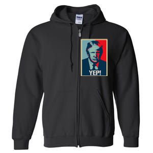 Donald Trump Supporter President 2024 Full Zip Hoodie