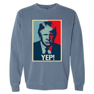 Donald Trump Supporter President 2024 Garment-Dyed Sweatshirt