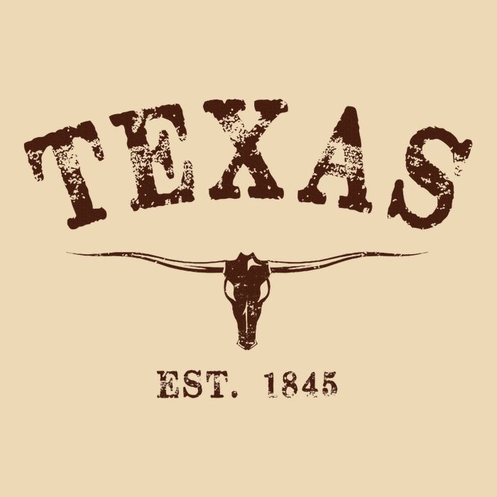 Distressed Texas State Bag