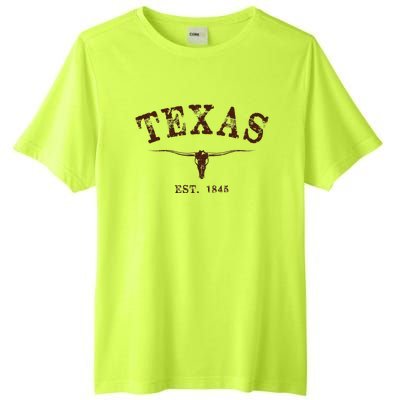 Distressed Texas State Tall Fusion ChromaSoft Performance T-Shirt