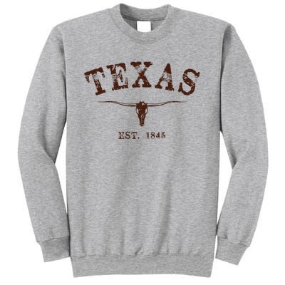 Distressed Texas State Sweatshirt