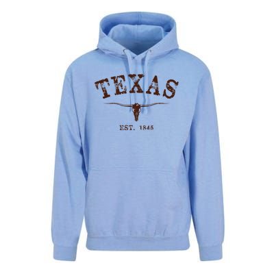 Distressed Texas State Unisex Surf Hoodie