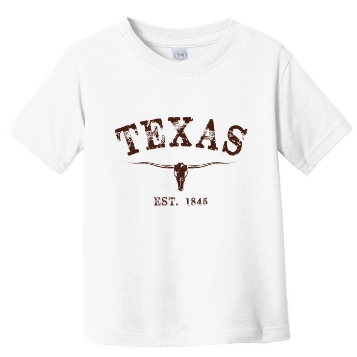 Distressed Texas State Toddler T-Shirt