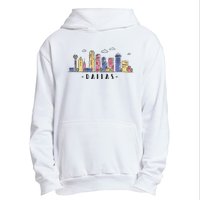 Dallas Texas Skyline Vintage Dallas Tx Urban Pullover Hoodie