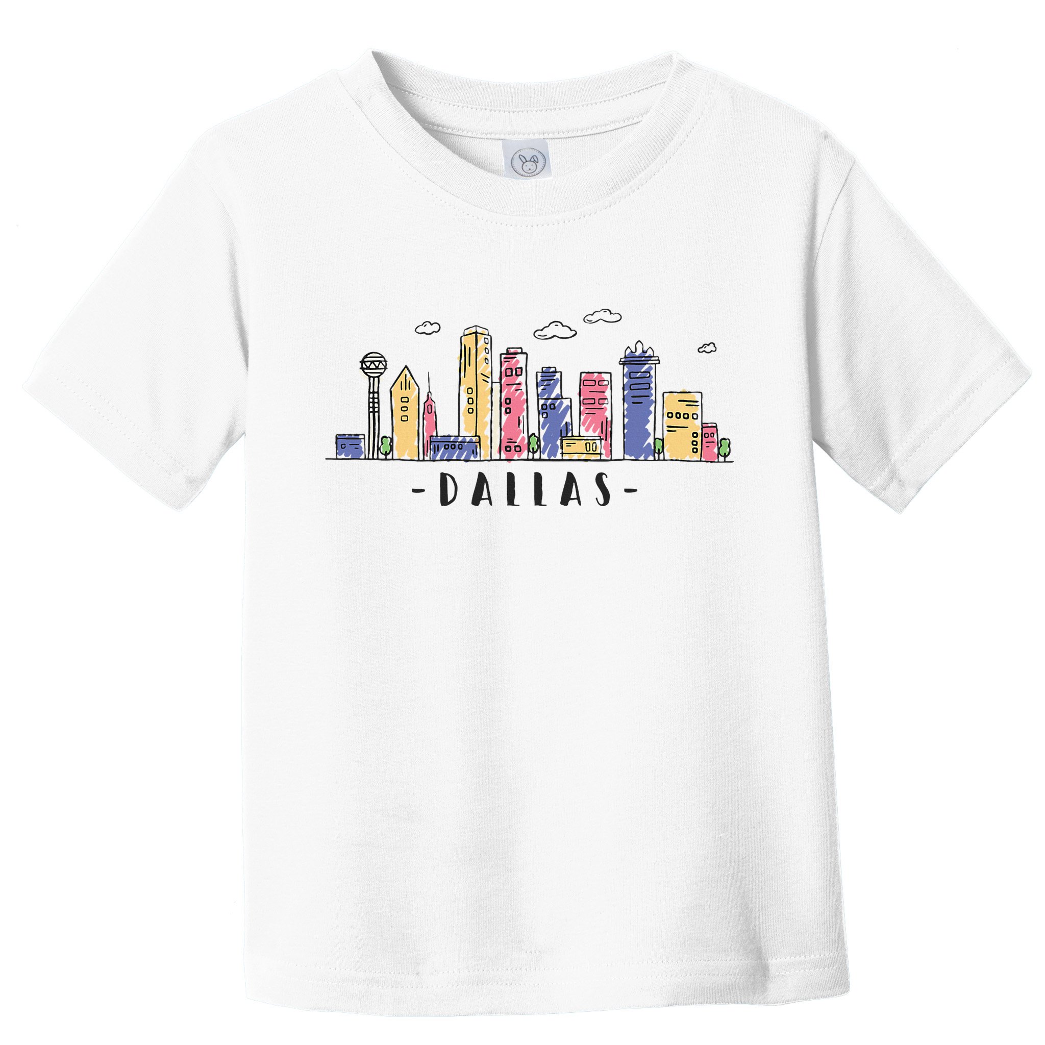 Dallas Texas Skyline Vintage Dallas Tx Toddler T-Shirt