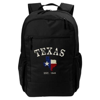 Distressed Texas State Flag Map Backpack