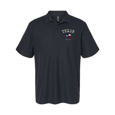 Distressed Texas State Flag Map Polo
