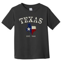 Distressed Texas State Flag Map Toddler T-Shirt