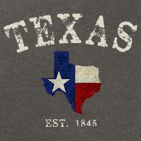Distressed Texas State Flag Map Cotton Canvas Backpack