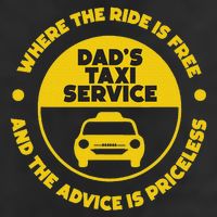 DadS Taxi Service Fathers Day Funny Dad Papa Chauffeur Cab Adult Drive Performance Visor