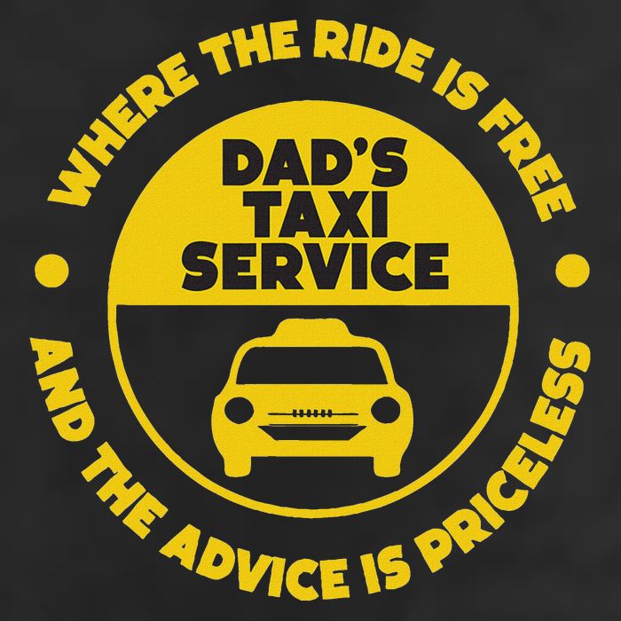 DadS Taxi Service Fathers Day Funny Dad Papa Chauffeur Cab Adult Drive Performance Visor