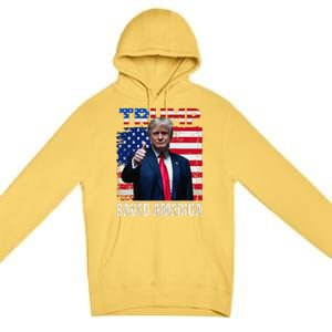 Donald Trump Saved America 47th President Inauguration Premium Pullover Hoodie