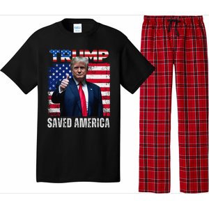 Donald Trump Saved America 47th President Inauguration Pajama Set