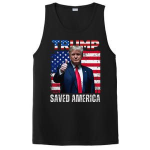 Donald Trump Saved America 47th President Inauguration PosiCharge Competitor Tank