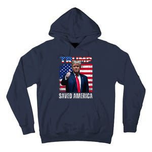 Donald Trump Saved America 47th President Inauguration Tall Hoodie