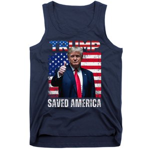 Donald Trump Saved America 47th President Inauguration Tank Top