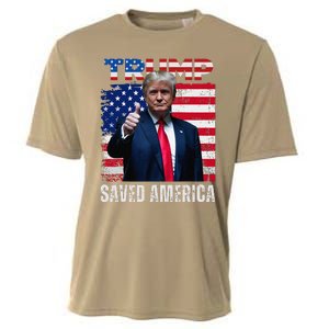 Donald Trump Saved America 47th President Inauguration Cooling Performance Crew T-Shirt