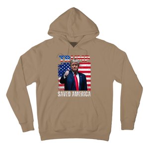 Donald Trump Saved America 47th President Inauguration Hoodie