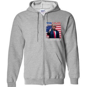 Donald Trump Saved America 47th President Inauguration Full Zip Hoodie