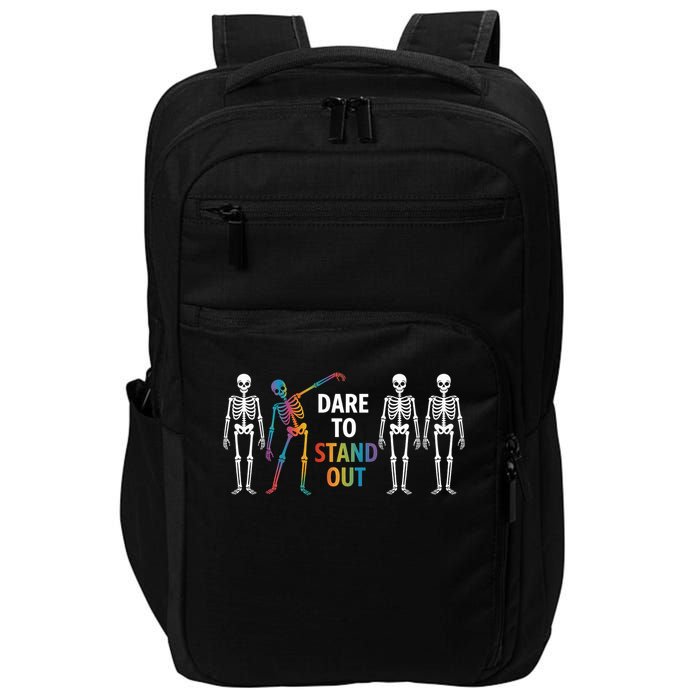 Dare To Stand Out Cute LGBT Pride  Impact Tech Backpack