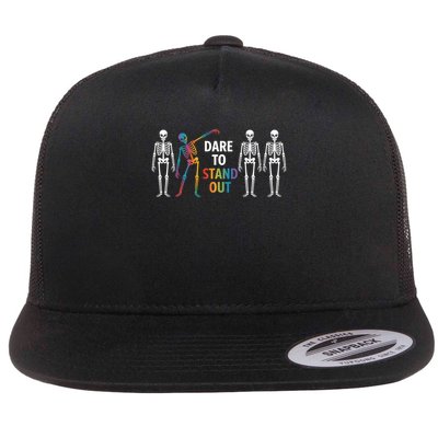 Dare To Stand Out Cute LGBT Pride  Flatbill Hat