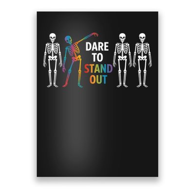 Dare To Stand Out Cute LGBT Pride  Poster