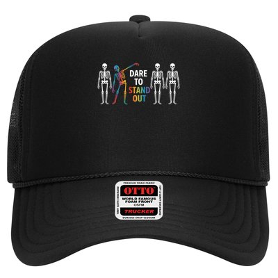 Dare To Stand Out Cute LGBT Pride  Trucker Hat