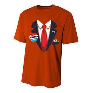 Donald Trump Suit Performance Sprint T-Shirt