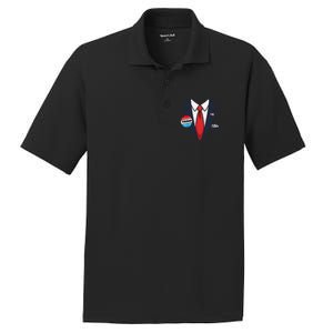 Donald Trump Suit PosiCharge RacerMesh Polo