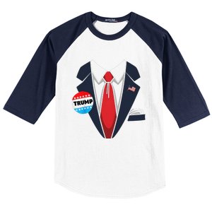 Donald Trump Suit Baseball Sleeve Shirt