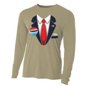 Donald Trump Suit Cooling Performance Long Sleeve Crew